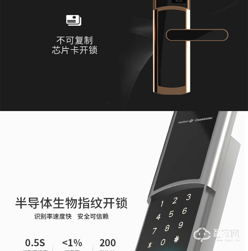 国民指纹锁 多重?；?智能开启