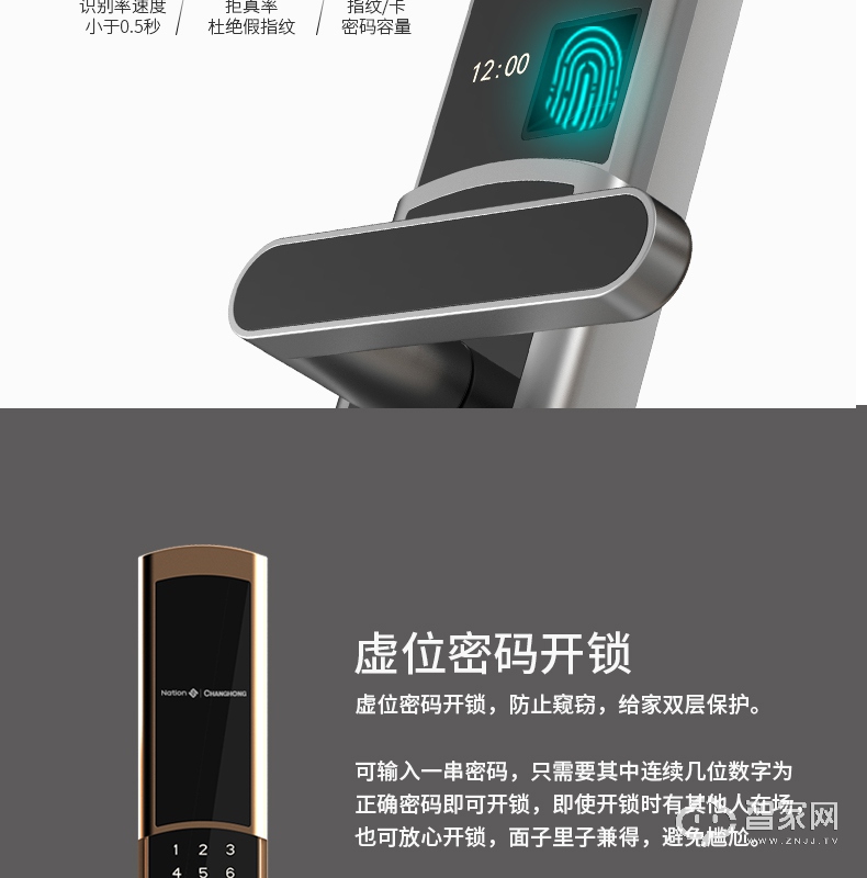 国民指纹锁 多重?；?智能开启