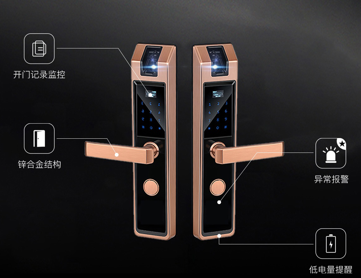 金洛克指静脉锁星脉K2 